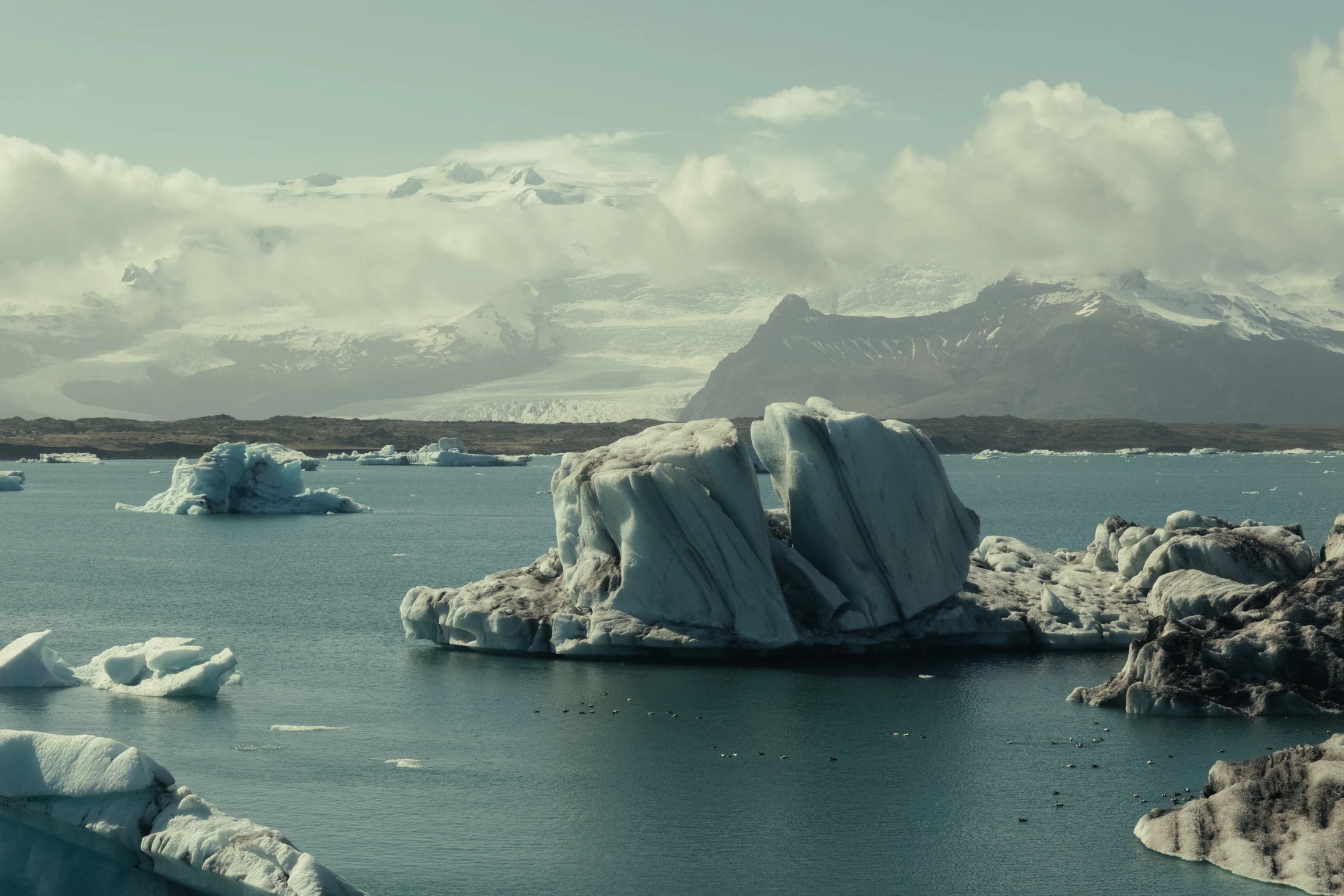 Iceberg in una laguna islandese, fotografati da Pierpaolo Paluan